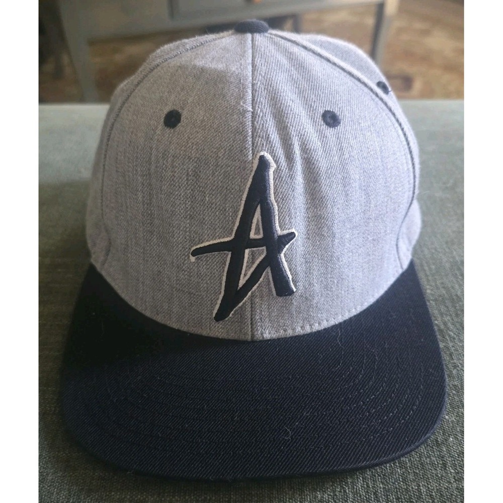 Altamont Starter Men's Grey Black Decades Snapback Hat Skateboard Cap Workwear